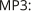 MP3: